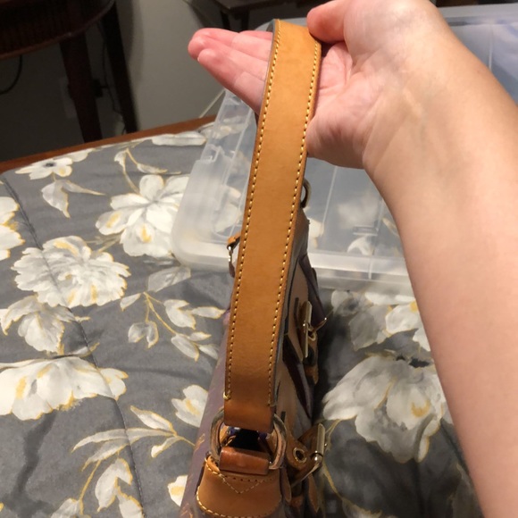 Dooney and Bourke purple monogram multi colored handbag - Picture 6 of 11